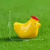 Terrario de musgo de comercio exterior, figuras creativas de pollitos en miniatura, artículos decorativos DIY, accesorios de bolsa sorpresa, adornos para coche pequeños