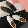 Sapatos de Couro com Cadarço Muito Macios com Aumento Oculto de Altura, Coleção Primavera 2026, Sapatos de Salto Médio Redondos de Couro Genuíno com Corte Profundo para Mulheres