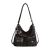 Moda Estilo Coreano Bolso Versátil de un Hombro Simple Moda 2026 Otoño Nuevo Llegada Gran Capacidad Bolso Tote para Viajes Cotidianos Mochila