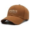 Gorra de béisbol con letras bordadas para hombre y mujer, gorro de sol de primavera y otoño, con visera extendida, transpirable y con protección solar, venta al por mayor
