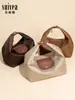 Bolsa Hobo de Axila Tecido de Nylon Impermeável Bolsa para Marmita Bolsa de Dumpling Grande Bolsa de Mão para o Trabalho Bolsa de Ombro Único Transversal