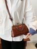 Comércio Exterior Novo Estilo Bolsa Feminina PU Padrão Pedra Presilha Bolsa de Ombro Transversal Feminina Moda Europeia e Americana Corrente Pulseira Bolsa Feminina