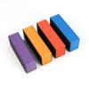 Herramientas de Manicura Bloque Pulidor Negro Arena Esponja de Alta Elasticidad Bloque Tofu Arena Negra de Tres Caras Lima de Uñas Fábrica Stock Listo