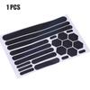 Pegatina reflectante negra universal para decoración de motocicletas y coches eléctricos, pegatina personalizada para arañazos en las cejas y las ruedas del maletero.