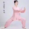 Tai Chi Feminino Novo Estilo 2026 Algodão Linho Uniforme de Prática de Tai Chi para Mulheres Verão Oito Seções Qin Exercício Primavera e Outono