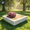 Banca de Paisaje de Madera Anti-corrosión GRC Asiento para Rodear Árboles Macizo de Flores UHPC Parque de Turismo Cultural Asiento de Paisaje Asiento de Paisaje Banco de Ocio