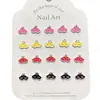 Decoração de Manicure em Resina Óculos Estereoscópicos Joias para Unhas DIY Brincos Capa de Celular Acessórios de Unha Vestíveis