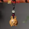 Sândalo Dourado Nova Versão dos Doze Signos do Zodíaco Pingente para Celular Pingente de Madeira para Bolsa Chaveiro Argola Lembrancinha