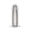 Condón Erótico Transparente con Espinas para Hombres, Juguete Sexual para Parejas del Pene, Productos Sexuales para Adultos, Condón de Silicona, Condón Super Cristal Diente de Lobo