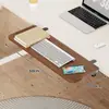 Tablero de Extensión para Escritorio Oficina Escritorio Perforación-Gratis Ampliación Extensión Artefacto Escritorio de Computadora Plegable Bandeja para Teclado