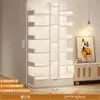 Estante de Livros Simples Prateleira de Chão Rack de Armazenamento Armário de Parede Integrado para Sala de Estar Armário de Armazenamento Rack de Armazenamento Doméstico Estante de Livros para Escritório