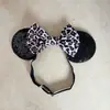 Accesorios para el cabello con lazo de lentejuelas nuevos transfronterizos para niños diadema decorativa de parque de atracciones banda elástica de nailon ajustable para el cabello