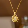 Colar Transfronteiriço de Aço Titânio Dongguan para Mulheres, Luxo Leve, Nicho, Sensação de Alto Padrão, Novo Estilo de Verão, Presente para Melhor Amiga, Corrente de Clavícula Exquisita