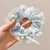 Colección de scrunchies de verano: versátiles ligas coreanas para el cabello, cuerdas para el cabello estilo universitario fresco, accesorios elásticos para el cabello, accesorios para la cabeza para mujeres