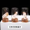Venta Caliente Transfronteriza Piedra Triturada de Cristal Natural Embotellada Partículas Pequeñas Piedra Difusora Botella de los Deseos Mensaje en una Botella con Etiqueta en Inglés