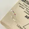 Anel de diamante com brilho fino arco-íris Anel simples irregular de lava feminino Anel de cauda anel de articulação tamanho ajustável estilo coreano