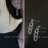 Pendientes para mujer, joyería coreana sencilla y popular, pendientes retro de alta gama, elegantes como los de las celebridades de internet, pendientes de perlas para principios de primavera.