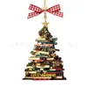 Pingente de Natal Transfronteiriço Novo Decoração de Árvore de Natal Enfeites para Pendurar no Carro Acrílico Plano Livro