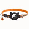 Coleira para Gato Transfronteiriça com Sino Adequada para Airtag Coleira Xadrez Refletiva Capa de Silicone para Orelha de Gato Coleira de Posicionamento para Animais de Estimação