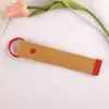 Chaveiro Colorido Macaron Estilo Ins Coreano de 32mm com Fita, Tira de Lona Bordada, Tira Trançada e Porta-DIY