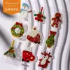 Nuevo Muñeco de Nieve Navideño de Gelatina Árbol de Navidad Dibujos Animados Relieve DIY Taza de Agua Decoración para Computadora Pegatina para Funda de Teléfono Móvil