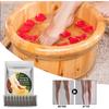 Bolsa para Baño de Pies con Artemisa Transfronteriza, Baño de Pies con Jengibre para Aliviar la Tensión Muscular de la Pantorrilla Cuidado Baño de Pies