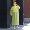 Impermeable Desechable Poncho para Coche Eléctrico Eva Portátil de Viaje Poncho para Adultos Impermeable Engrosado y Largo