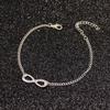 Joyería retro transfronteriza europea y americana número 8 pulsera grande de oro ilimitada para mujer pulsera individual original transfronteriza