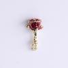 Liga de jóias novo óleo gotejamento rosa buquê peixinho de ouro pingente de jóias diy artesanal colar pulseira acessórios material