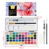 Conjunto de Tinta Aquarela Sólida de 50 Cores 72 Cores Caixa de Lata de Aquarela Pérola Suprimentos para Pintura Artística Arte de Unhas Transfronteiriço