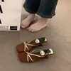 Sandalias Chuyuji de Tacón Grueso Doradas Francesas de Nicho con Tira Fina Zapatos de Hada 2026 Nuevos de Verano Tacones Altos para Combinar con Faldas