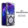 Funda magnética para teléfono adecuada para Moto Razr70Ultra, tapa protectora plegable para Motorola Razr60