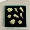 Adecuado para Charms de Zapatos DIY Crocs, Accesorios de Conchas y Perlas, Decoraciones de Hebilla de Flor Integrada Desmontable al por Mayor