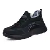 Botas de Algodón Healthy Step Moda para Exteriores Zapatos de Algodón para Hombre Suela Suave Cómoda Versátiles Botas de Nieve Cálidas Casuales para Hombre Botas