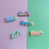 Letras em Inglês Yyds Sorte Doce Capa para Celular Grampo de Cabelo Elástico de Cabelo Cola Cremosa Material DIY Resina Acessórios Decorativos