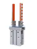 Accesorios para Fijación Manual Mecánica 16Dl/20D Cilindro de Dedo Portabrocas Extendido Soporte Paralelo con Abrazadera de Silicona Soporte Exterior
