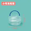 Cubo de Plástico Transparente Plegable para Limpiar Pinceles de Acuarela Artística, Cubo de Pintura Portátil, Cubo Extensible para Pinceles de Acuarela, Cubo de Agua para Pintura Tradicional China