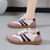 Tênis de Treino Alemão de Tamanho Grande para Travessia de Fronteira, Tênis Esportivo Casual, Novo Estilo Verão 2026, com Cadarço, Sola Macia, Sapatos Brancos, Confortáveis para Estudantes Mulheres