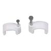 Clips de Alambre de Acero 4-50 mm Clips para Arnés de Cableado Clips para Cables Clips de Fijación de Cable a Presión Clips para Cables de Red Pe