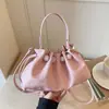 Bolsa Saco de Moda Transfronteiriça 2026 para Mulheres, Design Único, Bolsa de Mão com Contas, Bolsa Transversal de Grande Capacidade para o Dia a Dia