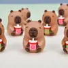 Goma de borrar Capibara Linda Animal 3D Goma de borrar PVC Muñeco Adorno de Escritorio Limpio Goma de Borrar