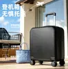 Maleta de Viaje Pequeña Ligera Mini Mango Telescópico con Contraseña de 18 Pulgadas Tamaño Pequeño Equipaje de Mano para Avión Ruedas Universales Duradera