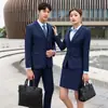 Traje formal de negocios para hombre y mujer, profesor de empresa estatal, ejecutivo de departamento de ventas, ocho colores opcionales, ropa de trabajo para banco