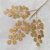 Simulação Flor de Ano Novo Flor Plástica Dourada Balde de Ano Novo Galhos Longos Palmeira Vermelha Hortênsia Palavra Fu Amor Flor de Ano Novo Atacado