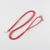Cuerda Trenzada de 4 mm de Espesor Se Puede Usar como Correa para el Cuello para Fundas de Teléfono, Porta Tarjetas y Hebilla Multifuncional de Boca de Pez Correa Ajustable Anti-Pérdida para el Cuello