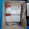 Saco de papel kraft colorido com janela, saco de embalagem íntima de alta qualidade, saco de osso fosco espesso com vedação em três lados para atacado