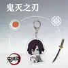 Llavero Acrílico Demon Slayer Colgante para Mochila Merchandising de Anime Accesorios Creativos Regalo