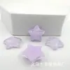 Estrella de cinco puntas rosa fina transparente accesorios de resina DIY pegamento de crema accesorios para el cabello combinables accesorios para pasador material de accesorios
