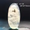 Colgante de Calcedonia Oceánica de Piedra Natural, Piedra Exquisita con Paisajes y Patrones Florales, Colgante de Ágata Versátil para Hombres y Mujeres, Artículo de Regalo 1W