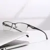 Gafas de Lectura de Negocios de Moda para Hombre con Medio Marco Celebridad de Internet Transfronterizas Lente Única Presbicia Ancianos Fabricante Venta al por Mayor Gafas de Lectura